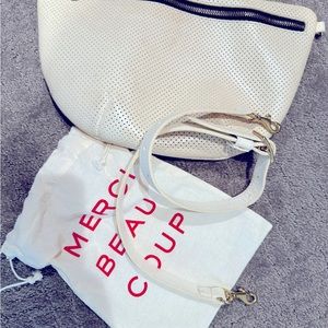 Clare V Grande Fanny Cream Perf